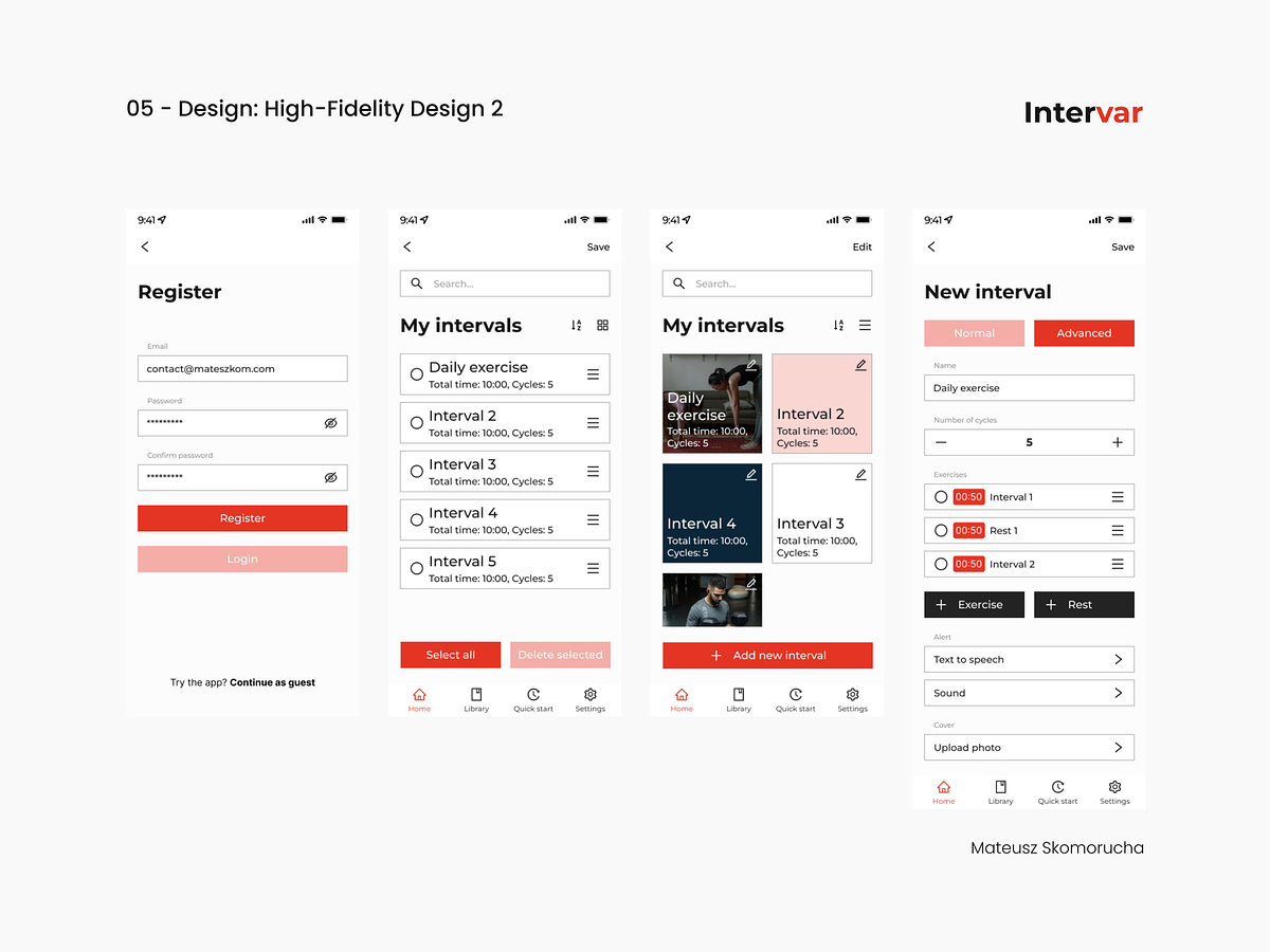 Intervar design process